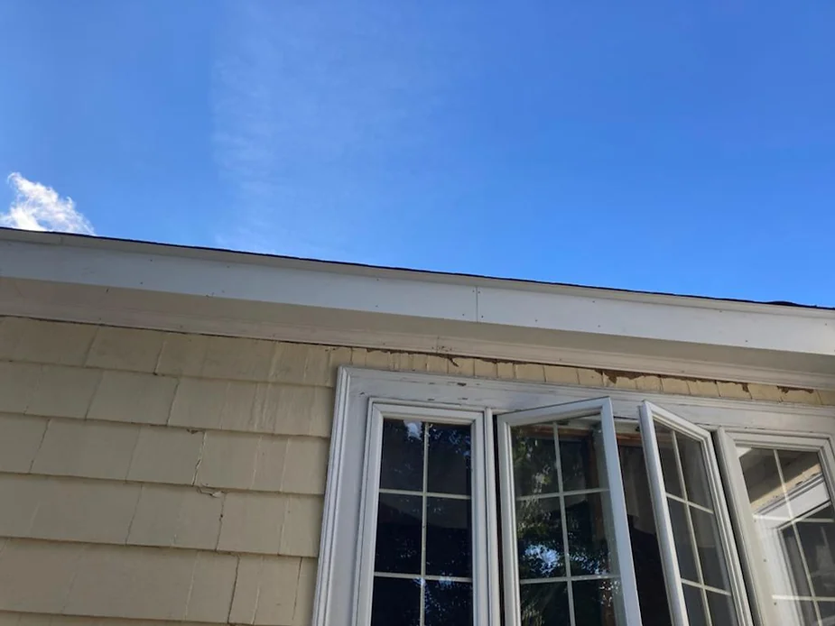 For this project, our handyman put in new fascia board and soffit from pest damage in Peabody, MA.


