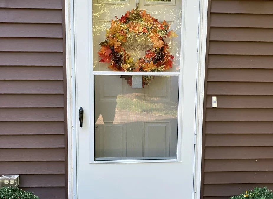 Handyman Storm Door Installation in Woburn, MA.