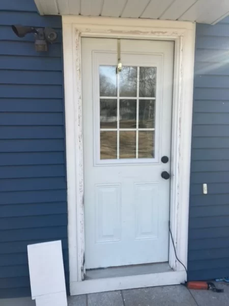 Northfield Handyman Services installed this new screen door for this property in Newburyport, MA. 