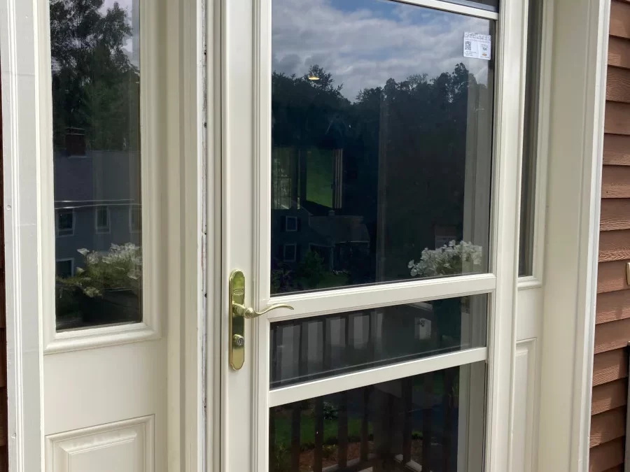 Storm Door Installation in North Andover, MA.