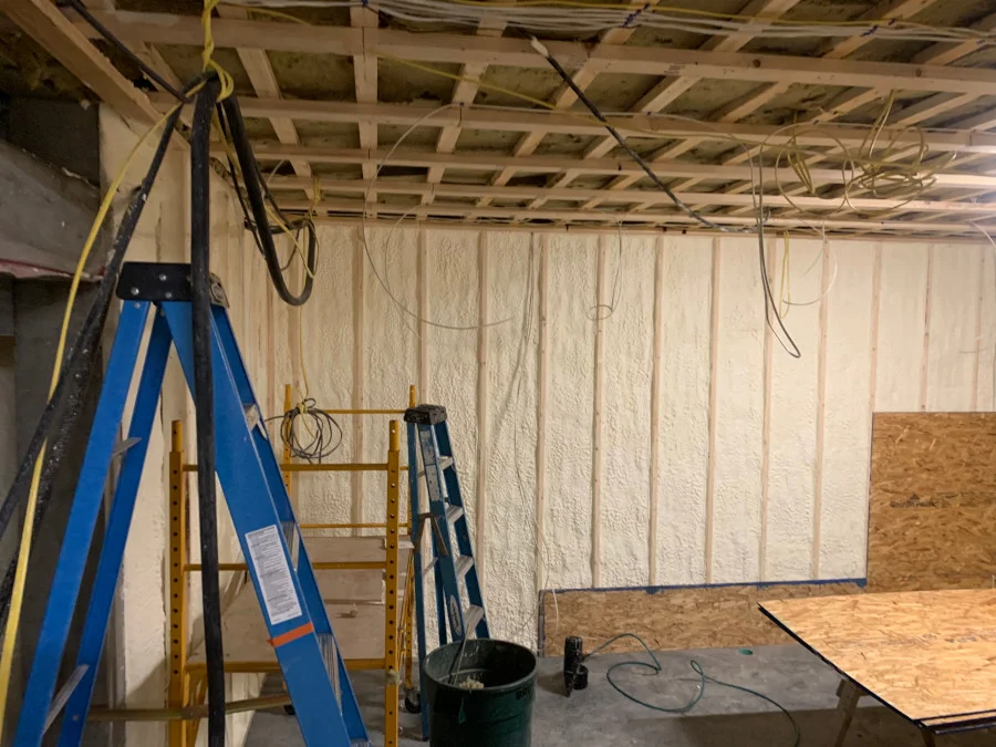 Interior Walls and Insulation installed in Danville, NH.

