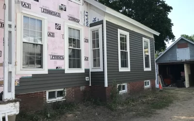 Exterior Siding installation in Concord, NH.