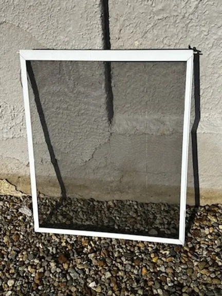 Northfield Handyman repaired and replaced this damaged screen from a property in Haverhill, mA.

