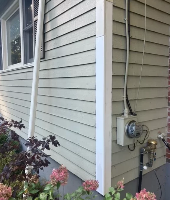 Exterior Trim Repair in Tewksbury, MA.