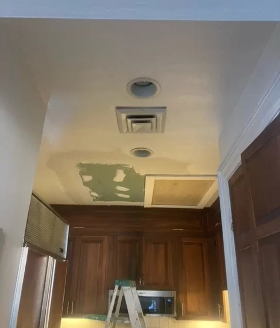 Attic Access Panel and Ceiling Patch in Boston, MA.