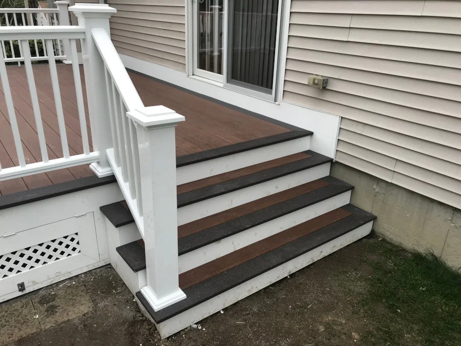 Custom Deck installed in Andover, MA.
