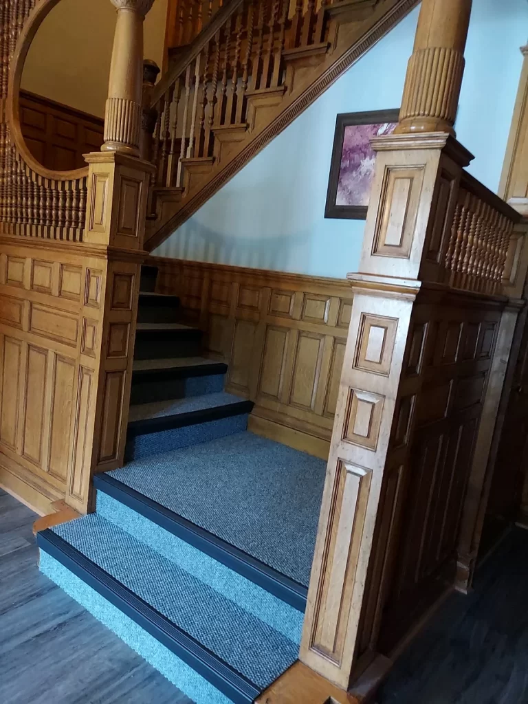 On a recent upgrade project, our Northfield Handyman also installed new carpeting for the stairs and landing for this property in Haverhill, MA.
