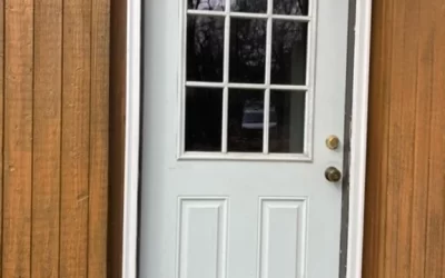 Exterior Door Trim Repair in North Reading, MA.