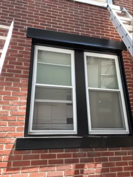 Window Trim Installation in Salem, MA.
