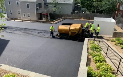 Paving for Parking Lot in Haverhill, MA.